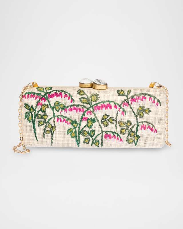 Alessandra Flower Long Clutch Bag